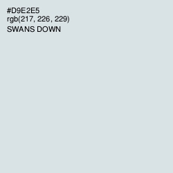 #D9E2E5 - Swans Down Color Image